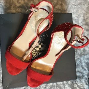 Vince Camuto studded heels. Size 8.